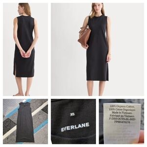 Everlane The Weekend Tank Dress, Washed Black, XS, NWT